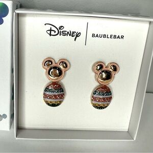 BaubleBar Disney Mickey Mouse Earrings - Easter Egg Mickey Head